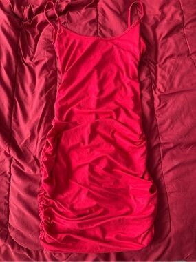 Ruched Mini Dress